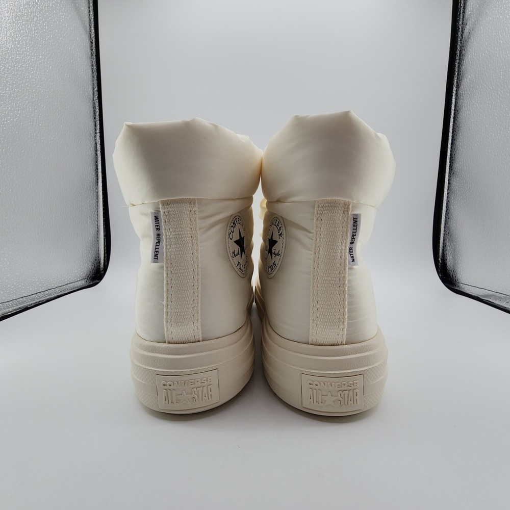 Converse Chuck Taylor All Star Element Boot Womens Size 8.5 Cream Puffer NEW - Picture 5 of 10